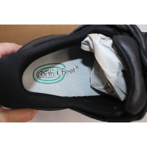 Orthofeet Wander Sneakers Women's 11.5 Black Arche Booster Casual 81105 NWB - Picture 9 of 11